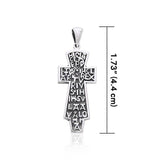 Cross with Words Silver Pendant TPD2998 - Jewelry