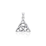 Celtic Triquetra Sterling Silver Pendant TPD3017