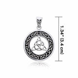 Medium Celtic Knot Triquetra Pendant TPD3020 - Jewelry