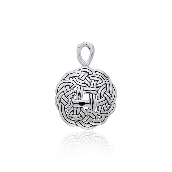 Celtic Shield Knot Sterling Silver Pendant TPD3021