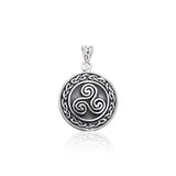 Celtic Knot Triskelion Pendant TPD3025 - Jewelry