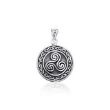 Celtic Knot Triskelion Pendant TPD3025