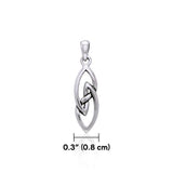 The Celtic Knot Sterling Silver Pendant TPD3031 - Jewelry