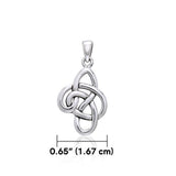 The Celtic Knot Sterling Silver Pendant TPD3033 - Jewelry
