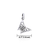 Small Celtic Butterfly Sterling Silver Pendant TPD3041 - Jewelry