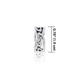 The Celtic Knot Sterling Silver Slider Pendant TPD3044 - Jewelry