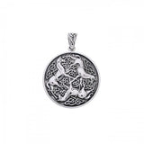 Celtic Knotwork Horse Pendant TPD3045