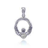 Celtic Claddagh Birthstone Pendant TPD3097 - Jewelry
