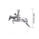 Hunter Jumper Silver Pendant TPD3174 - Jewelry