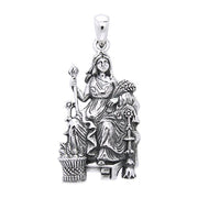 Demeter Sterling Silver Pendant By Oberon Zell TPD3177