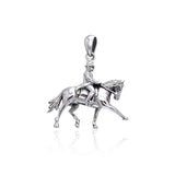 Dressage Equestrian Pendant TPD3270 - Jewelry
