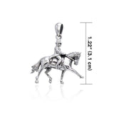 Dressage Equestrian Pendant TPD3270 - Jewelry