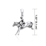 Horse Training Sterling Silver Pendant TPD3271 - Jewelry