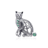 Celtic Cat Pendant TPD332