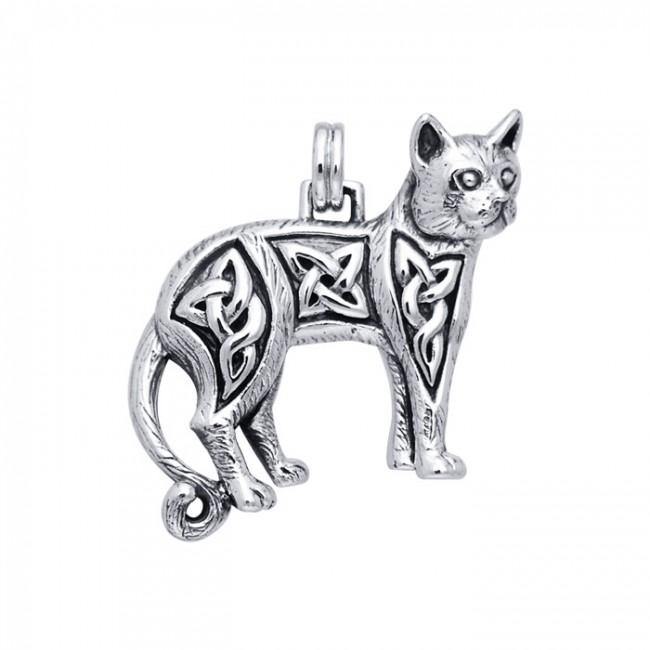 Celtic Cat Pendant TPD333 - Jewelry