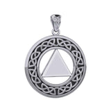 Celtic Knots Silver AA Symbol Pendant TPD334