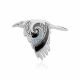 The Mythical Return of the Celtic Raven Pendant TPD3381 - Jewelry