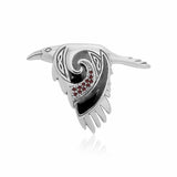 The Mythical Return of the Celtic Raven Pendant TPD3381 - Jewelry
