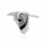 The Mythical Return of the Celtic Raven Pendant TPD3381 - Jewelry