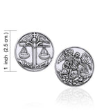 Saint Michael Archangel Sterling Silver Coin TPD3395 - Jewelry
