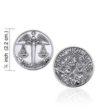 Saint Michael Archangel Sterling Silver Coin TPD3396