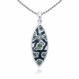 Safari Silver Pendant with Gemstone and Enamel TPD3411 - Jewelry