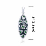 Safari Silver Pendant with Gemstone and Enamel TPD3411 - Jewelry