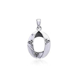 Celtic Trinity Knot Elegant Silver Pendant TPD3424