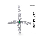 Star Sterling Silver Pendant TPD3511 - Jewelry