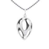Bold Filigree Silver Pendant TPD3516 - Jewelry