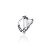 Celtic Knotwork Harp Pendant TPD3539