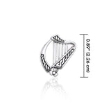 Celtic Knotwork Harp Pendant TPD3539 - Jewelry
