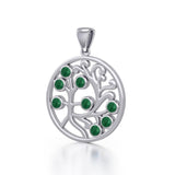 Nourished treasure in the Tree of Life ~ Sterling Silver Jewelry Pendant TPD3571 - Jewelry