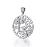 Nourished treasure in the Tree of Life ~ Sterling Silver Jewelry Pendant TPD3571 - Jewelry