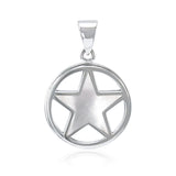 The Five-Pointed Star Sterling Silver Sterling with Inlay Stone TPD3573