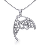 Butterfly Wing Silver Pendant TPD3586 - Jewelry