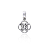The Small Celtic Knot Sterling Silver Pendant TPD3688