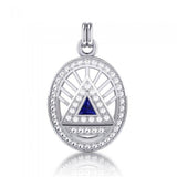 Triangle Power Pendant with Gemstone TPD3694 - Jewelry