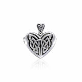 Eternal Heart Celtic Knot Silver Locket TPD3717