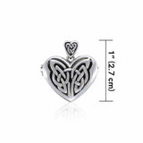 Eternal Heart Celtic Knot Silver Locket TPD3717 - Jewelry