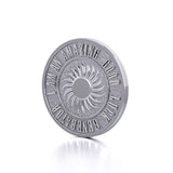 Powerful I am an Amazing Good Luck Generator Silver Small Empower Coin TPD3730