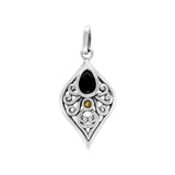 Filigree Pendant with Gemstone TPD3799