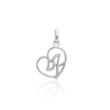Celtic Heart Silver Pendant TPD3856 - Jewelry