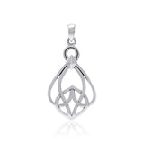 Modern Celtic Knot Sterling Silver Pendant TPD3963 - Jewelry