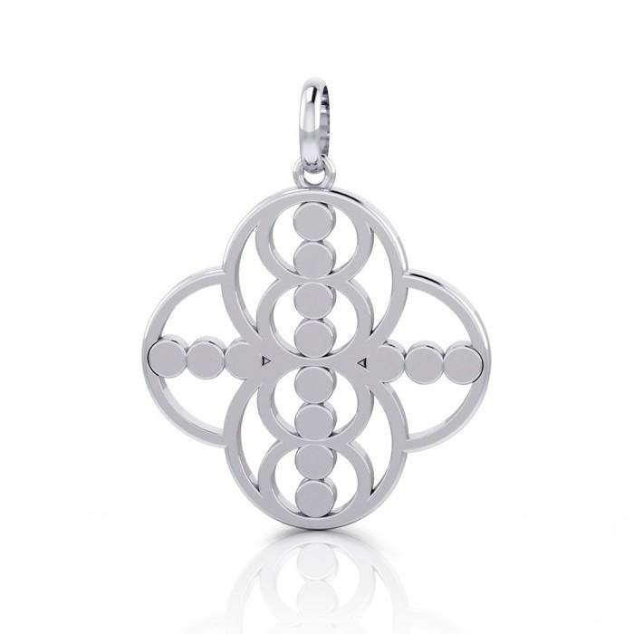 Energy Sterling Silver Hollow Pendant TPD3983 - Jewelry