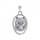 Ted Andrews Wolf Pendant TPD3989 - Jewelry