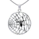 Ted Andrews Spiderweb Sterling Silver Pendant TPD3992