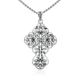 Celtic Cross Silver Pendant by Brigid Ashwood TPD4033