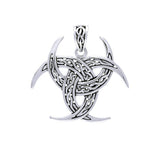 Trinity Moon Sterling Silver Pendant TPD4045 - Jewelry