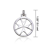 Maltese Cross Sterling Silver TPD405 - Jewelry